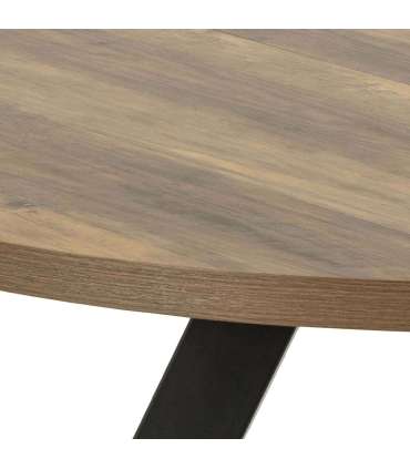 Söögilaud ZALIDA D120/210xH75cm, naturaalne