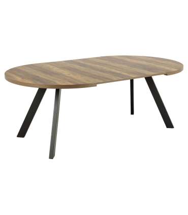 Söögilaud ZALIDA D120/210xH75cm, naturaalne