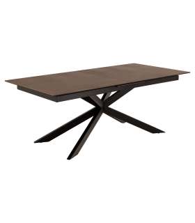 Söögilaud IRWINE 200/240x100xH76cm, pruun