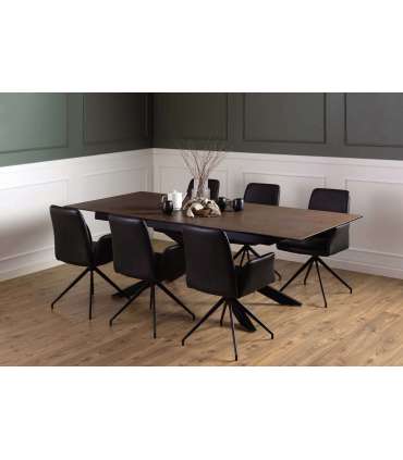 Söögilaud IRWINE 200/240x100xH76cm, pruu