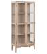 Vitriinkapp LINLEY 80x40xH180cm, beež