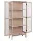 Vitriinkapp LINLEY 80x40xH180cm, beež