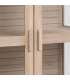 Vitriinkapp LINLEY 80x40xH180cm, beež
