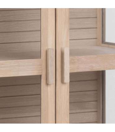 Vitriinkapp LINLEY 80x40xH180cm, beež