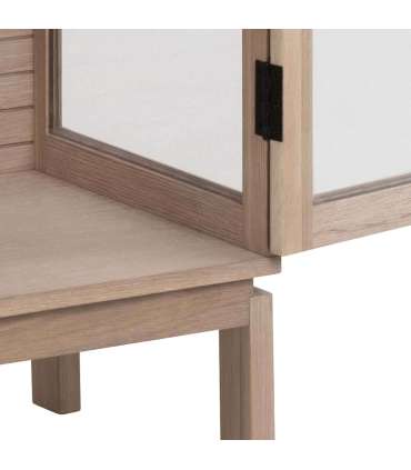 Vitriinkapp LINLEY 80x40xH180cm, beež