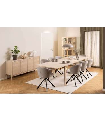 Kapp LINLEY 180x40xH80cm, beež