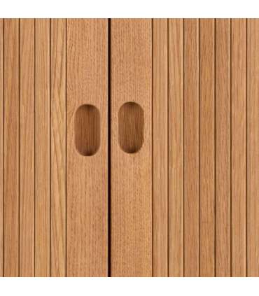 Kapp LANGLEY 80x40xH145cm, naturaalne