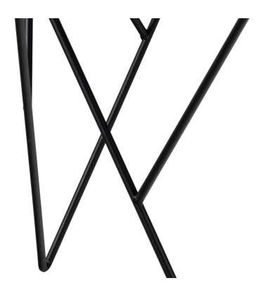 Diivanilaud HALSTOW D80xH45,2cm, hall, karastatud klaas, teras