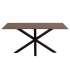 Söögilaud HEAVEN 160x90xH75,5cm, pruun, keraamiline plaat, teras