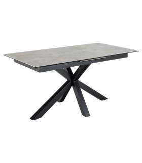 Söögilaud HEAVEN 168/210x90xH76cm, hall, keraamiline plaat