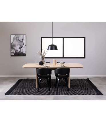 Söögilaud CHRISTO 220x105xH75cm, beež, tammespoon, MDF