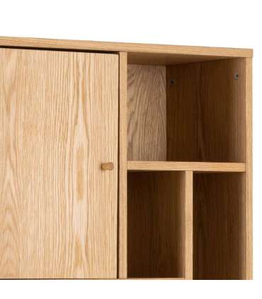 Riiul RANGOON 60,5x30xH180cm, naturaalne, tammespoon