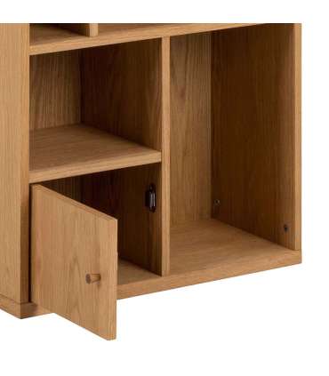 Riiul RANGOON 60,5x30xH180cm, naturaalne, tammespoon