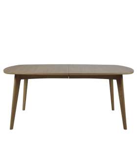 Söögilaud MARTE 180x102xH76cm, tamm, tammespoon täispuit, õlitatud