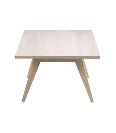 Diivanilaud A-LINE 130x70xH45cm, materjal: täispuit/tammespoon, viimistlus: õlitatud valge pigmendiga