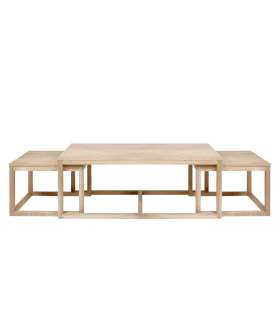 Diivanilauad 3tk CORNUS 51x56xH44cm, 51x56xH44cm, 120x60xH50cm, saar