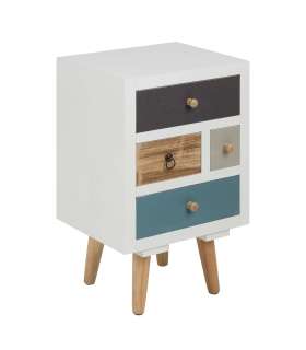 Öökapp THAIS 36x30xH59cm, valge