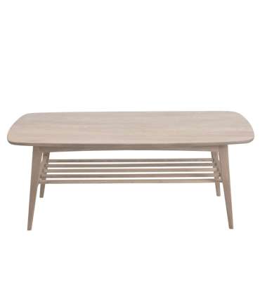 Придиванный столик WOODSTOCK 120x60xH47см, столешница: дуб, обработка: промасленный с белым пигментом