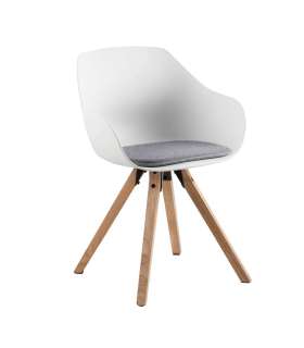 Tool TINA valge, 56,5x53xH80,5cm