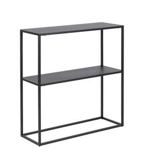 Стеллаж с 1 полкой NEWTON, 79,5x26xH80,5см, материал: металл, цвет: черный