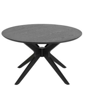 Diivanilaud DUNCAN D80xH45cm, must, tamme spoon, puit