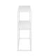 Стеллаж с 1 полкой NEWTON, 79,5x26xH80,5см, материал: металл, цвет: белый