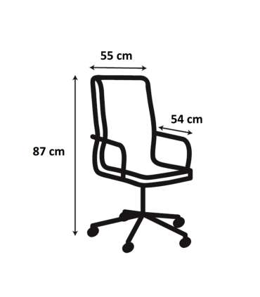 Рабочий стул BATILDA бренди