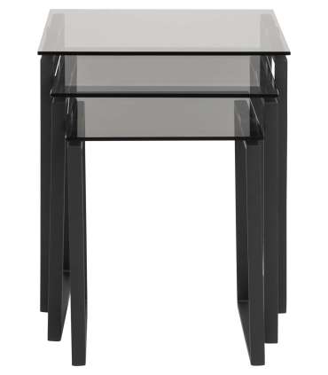 Diivanilauad 3tk KATRINE 50x50xH55cm, 43x43xH50cm, 36x36xH45cm, hall