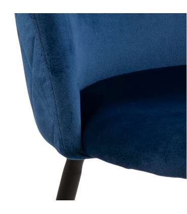 Tool LOUISE tumesinine, 49,5x54xH80,5cm