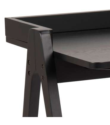 Kirjutuslaud MISO, 126x51xH80cm, must tamm