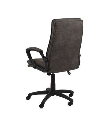 Рабочий стул BRAD, 67x69xH115см, ткань темно-серая / черная ножка