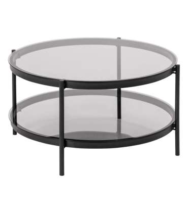 Diivanilaud BAYONNE, D79xH42cm, suitsuklaas, teras