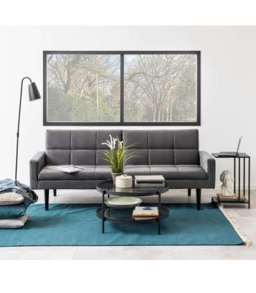 Diivanilaud BAYONNE, D79xH42cm, suitsuklaas, teras