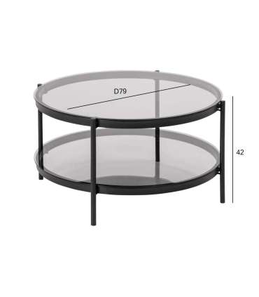 Diivanilaud BAYONNE D79xH42cm