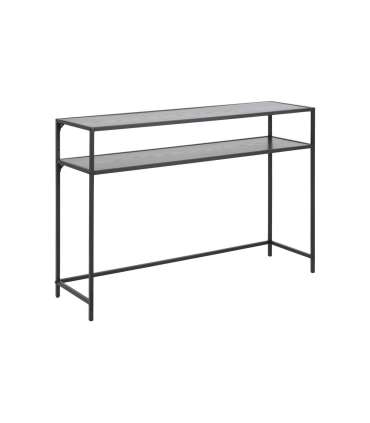 Abilaud SEAFORD 120x35xH79cm, lauaplaat: must saare melamiin, raam: metall