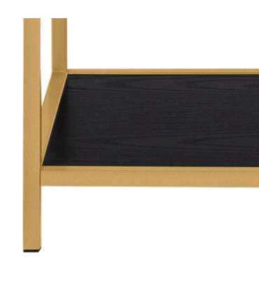 Riiul SEAFORD 77x35xH185cm, must