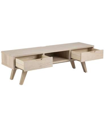 TV-laud A-LINE 150x40xH45cm, valge tamm