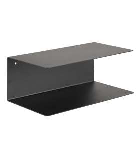 Seinariiul JOLIET 35x20xH14cm, must metall