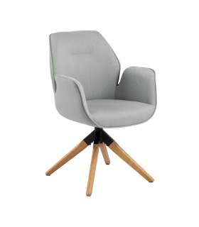 Tool AURA käetugedega, helehall, 60,5x58,5xH91cm