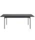 Обеденный стол ANGUS, 200x90xH74см, черный