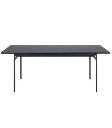 Обеденный стол ANGUS, 200x90xH74см, черный