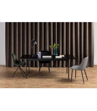 Söögilaud ANGUS, 200x90xH74cm, must