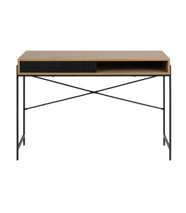 Kirjutuslaud ANGUS 110x50xH75cm, tamm, melamiin, metall