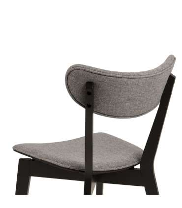 Стул ROXBY, черный/серый