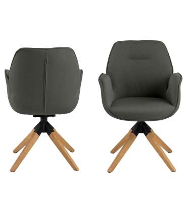 Tool AURA käetugedega, tumehall/tamm