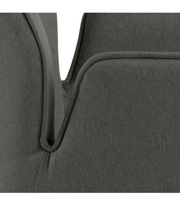 Tool AURA käetugedega, tumehall/tamm, 60,5x58,5xH91cm