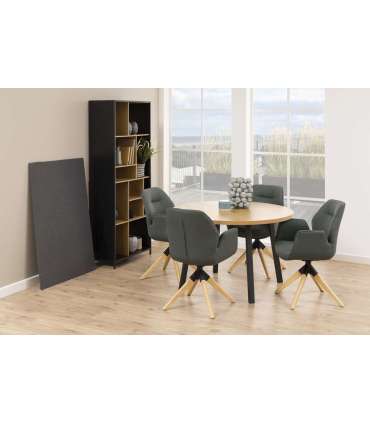 Tool AURA käetugedega, tumehall/tamm