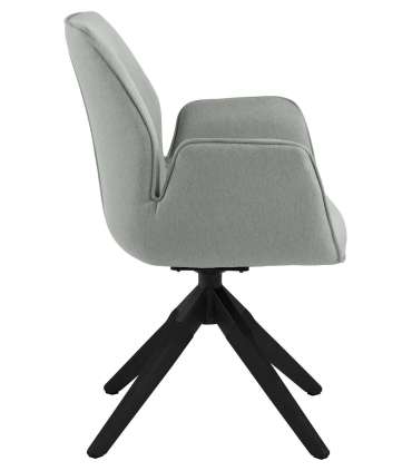 Tool AURA käetugedega, helehall, 60,5x58,5xH91cm