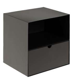 Öökapp JOLIET 30x25xH30cm, must