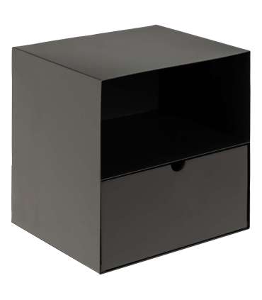 Öökapp JOLIET 30x25xH30cm, must